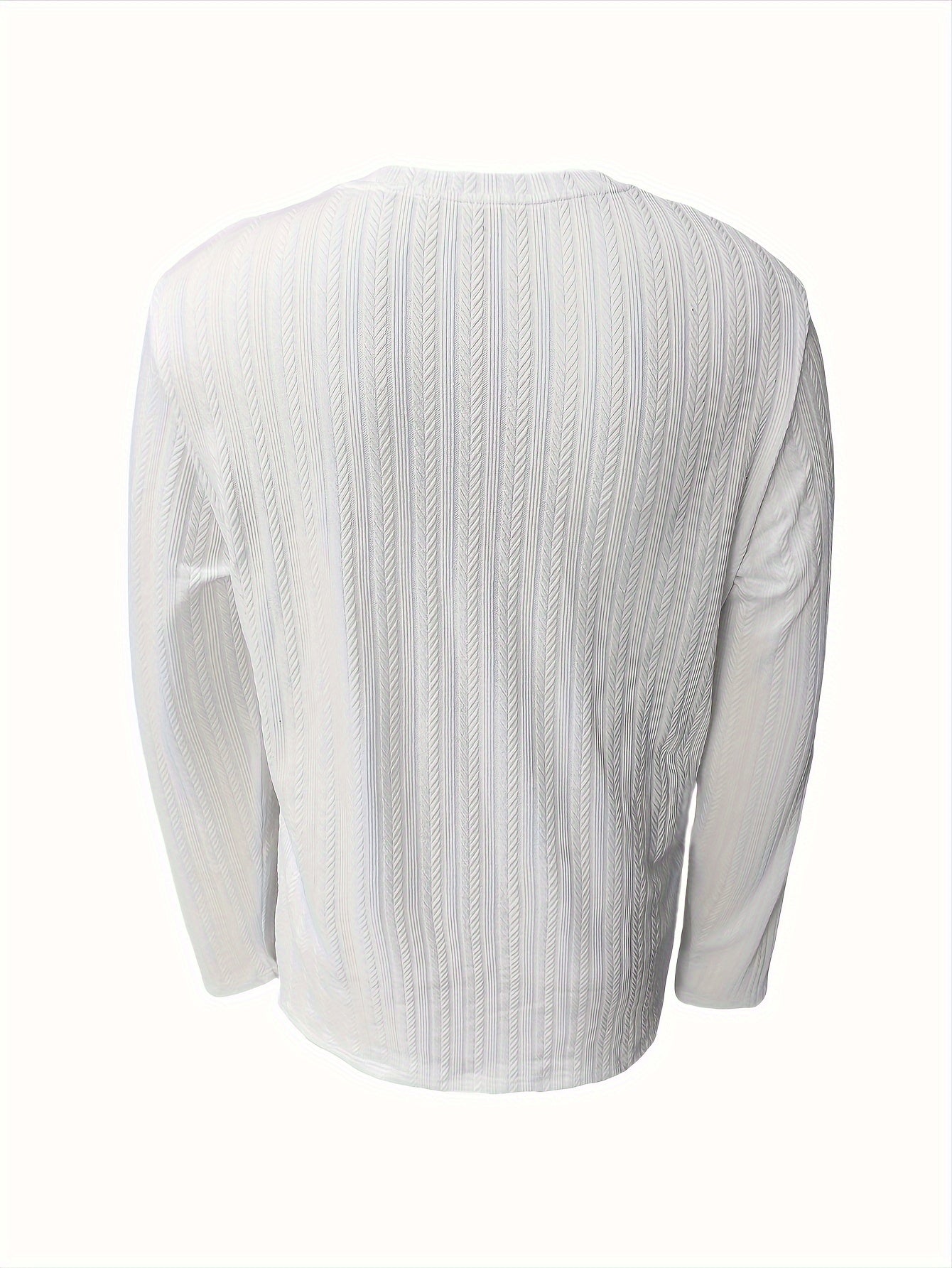 Camiseta de manga larga ajustada para hombre