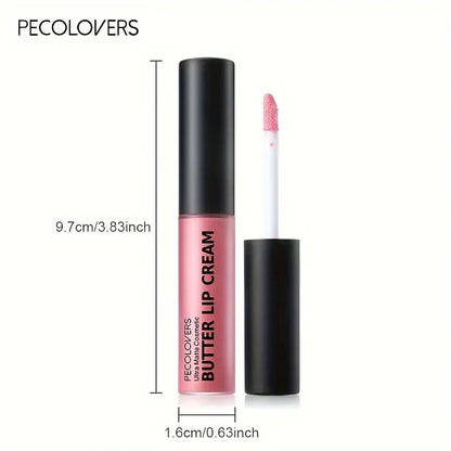 1 peça gloss labial hidratante com óleo essencial, brilho labial líquido, brilho labial não pegajoso, longa duração, maquiagem labial nude