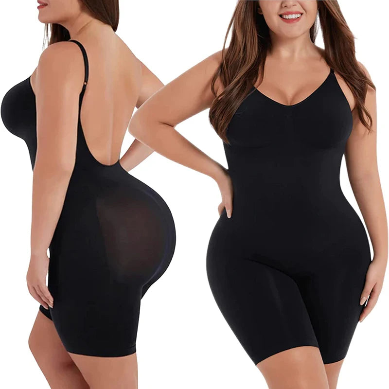 Corpete modelador de corpo inteiro feminino, roupa íntima confortável e sem costura para controle da barriga, para barriga lisa, todos os tamanhos e tamanhos grandes