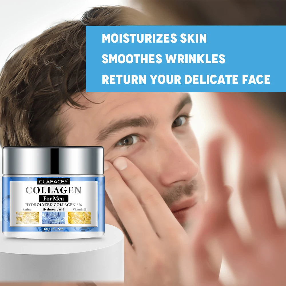 Crema facial antiedad con retinol, hidratante, antiarrugas, colágeno y ácido hialurónico, cosmética para el cuidado de la piel, 30 y 60 ml