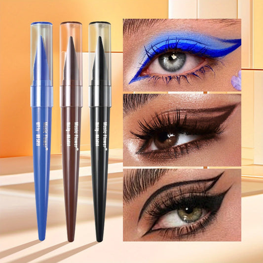 Delineador de ojos líquido de larga duración, resistente al agua y a las manchas, para mujer, cosmético profesional de alta calidad.