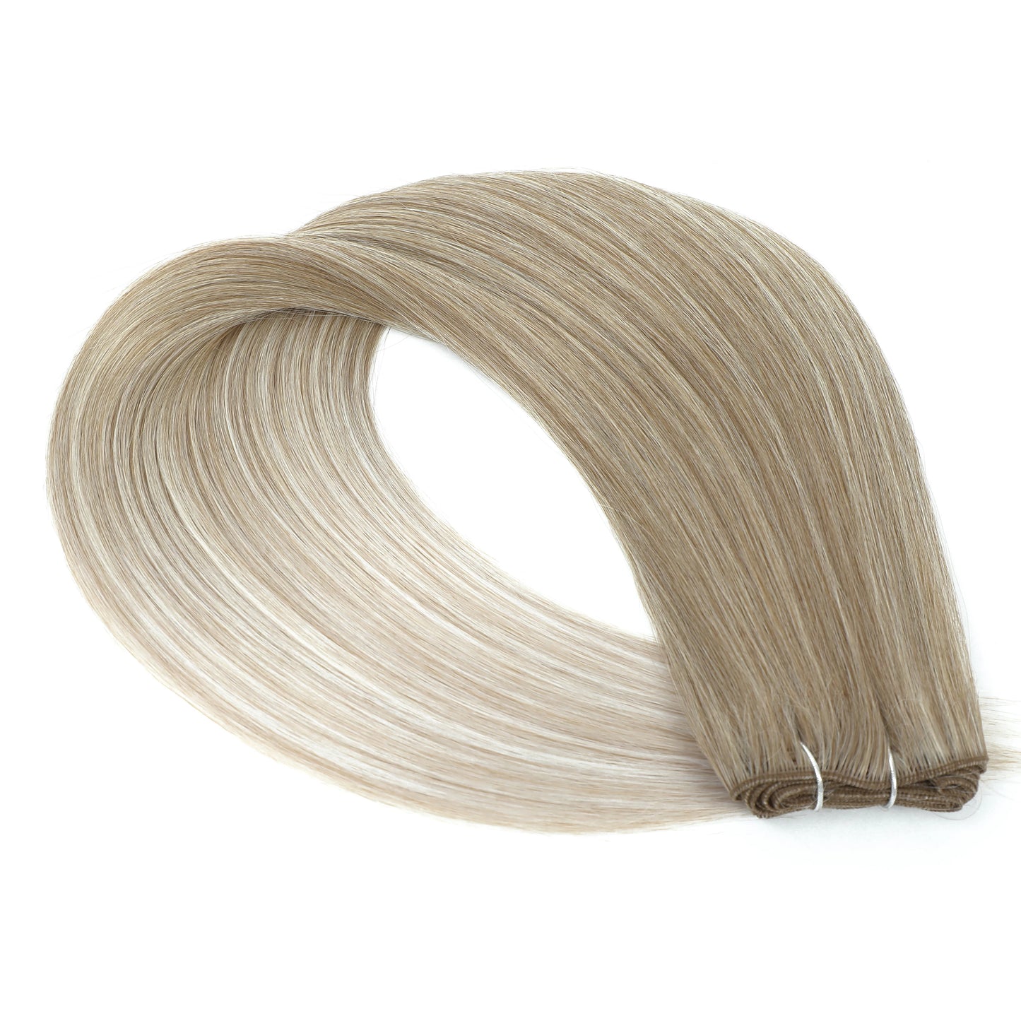 Extensiones de cabello sintético súper largo natural de salón, cabello lacio Yaki.
