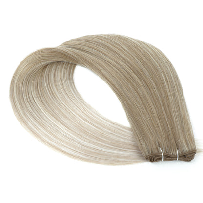 Extensiones de cabello sintético súper largo natural de salón, cabello lacio Yaki.