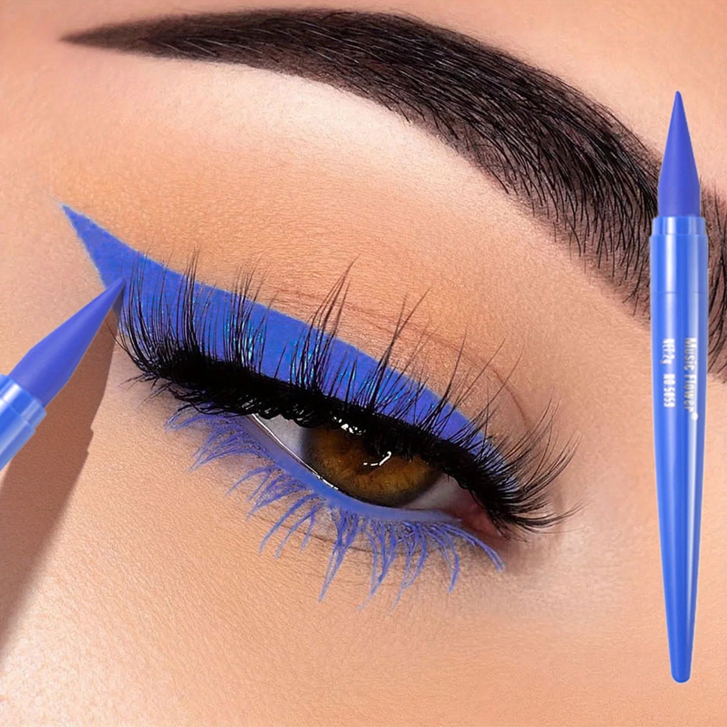 Delineador de ojos líquido de larga duración, resistente al agua y a las manchas, para mujer, cosmético profesional de alta calidad.