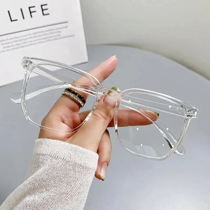 Óculos de grau redondos transparentes para computador, armação para mulheres e homens, óculos anti-luz azul, óculos de grau ópticos