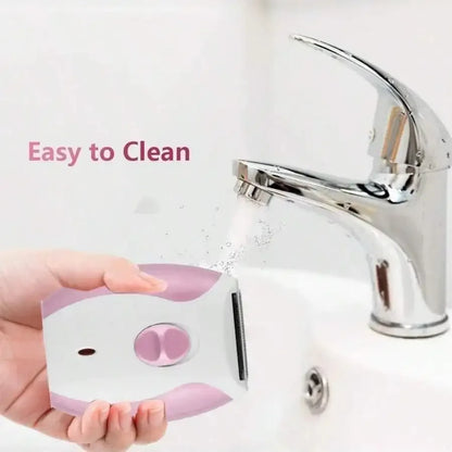 Barbeador elétrico recarregável para mulheres, máquina depiladora facial sem fio, aparador de biquíni, pernas, barbeador elétrico