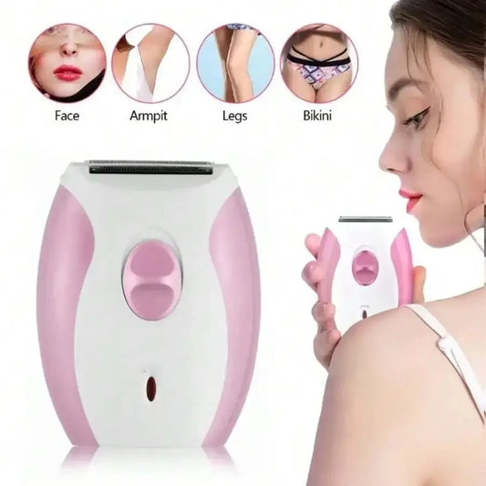 Barbeador elétrico recarregável para mulheres, máquina depiladora facial sem fio, aparador de biquíni, pernas, barbeador elétrico