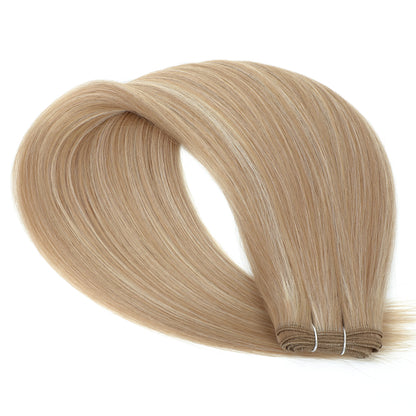 Extensiones de cabello sintético súper largo natural de salón, cabello lacio Yaki.