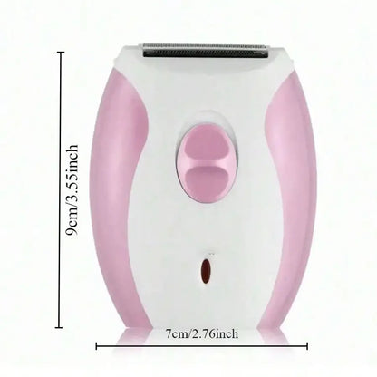 Barbeador elétrico recarregável para mulheres, máquina depiladora facial sem fio, aparador de biquíni, pernas, barbeador elétrico