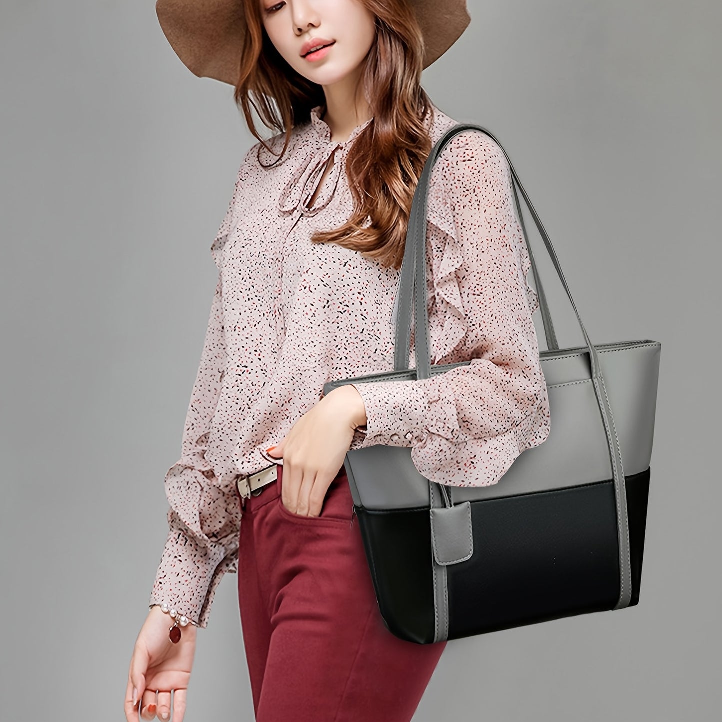 Bolsa tote feminina, bolsa de ombro macia, bolsa de mão de grande capacidade, bolsa tiracolo pequena e macia, bolsa tipo pasta com alça clássica, bolsas grandes, bolsas tote, bolsas veganas elegantes, liquidação feminina.